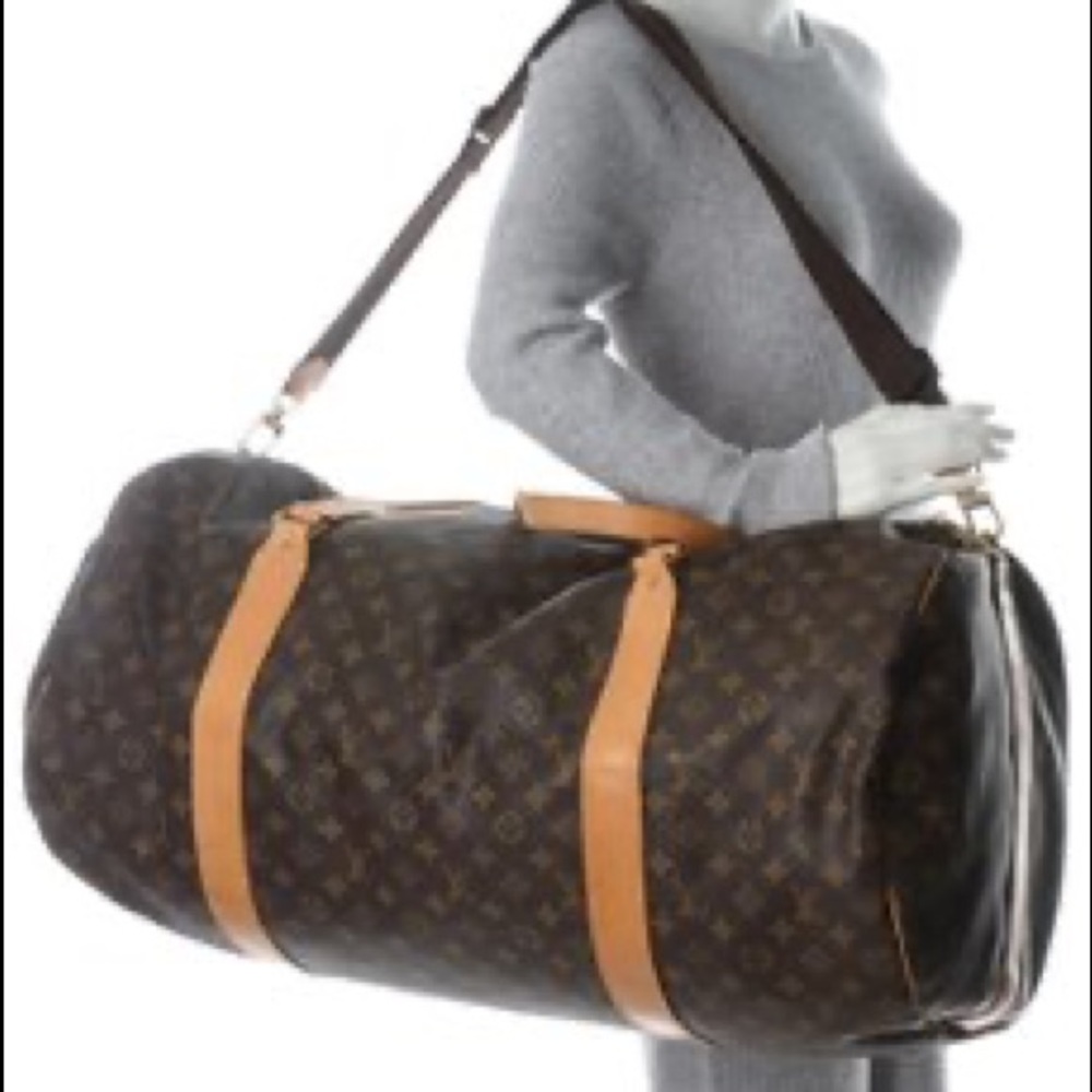 💎✨LARGE RARE✨💎 KEEPALL POLOCHON 65 Louis Vuitton TRAVEL